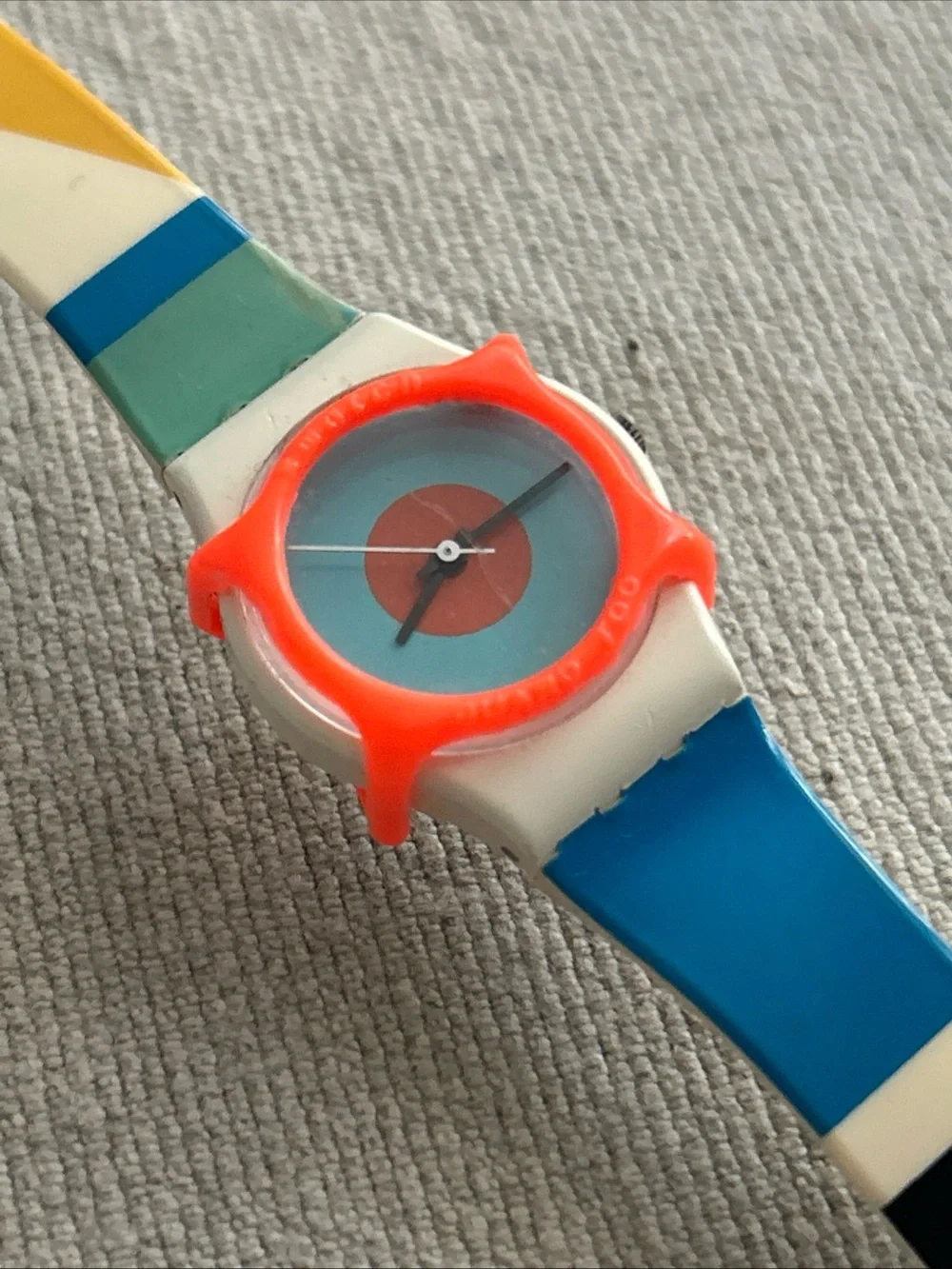 Vintage 1988 swatch Nab light women’s Lw-118 with guard